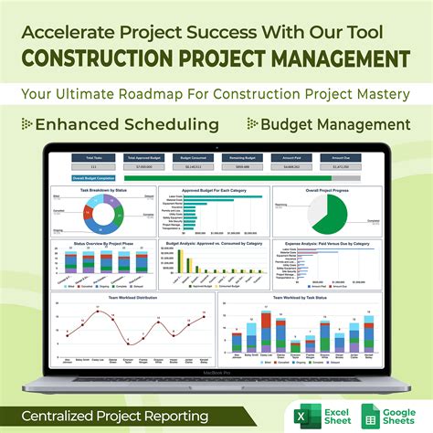 Construction Project Management Spreadsheet Template