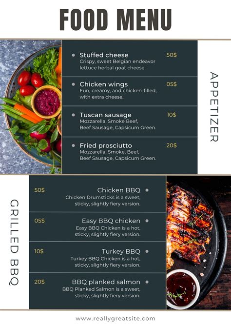 Free Printable And Customizable Bbq Menu Templates Canva 49 Off