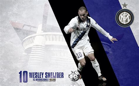 Barcelona Fc Real Madrid Wesley Sneijder Inter Milan Hd Wallpaper