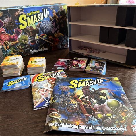 AEG Smash up Expansion Big Geeky Box Base Game Plus Extra Cards ...