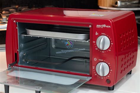 Mini Forno El Trico Litros Forma Brit Nia Vermelho Forno