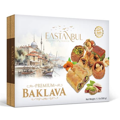 Buy Eastanbul Baklava 1 1lb Assorted Baklava Pastry Baklava Gift Box