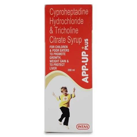 Cypon Cyproheptadine App Up Syrup Packaging Type Box Packaging Size