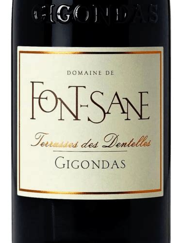 Domaine De Font Sane Terrasse Des Dentelles Gigondas Vivino Us