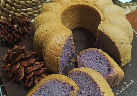 Resep Bolu Ubi Ungu Panggang Lembut Banget Oleh Tini Rostiawati Cookpad