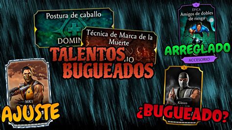 Bugs Y Ajustes De La Nueva Actualizaci N Mortal Kombat Mobile