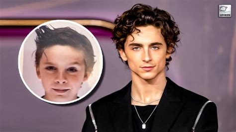 Timothee Chalamet Shares Cute Childhood Photo On His Birthday