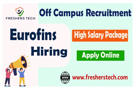 Eurofins Scientific Off Campus Hiring Freshers Data Review