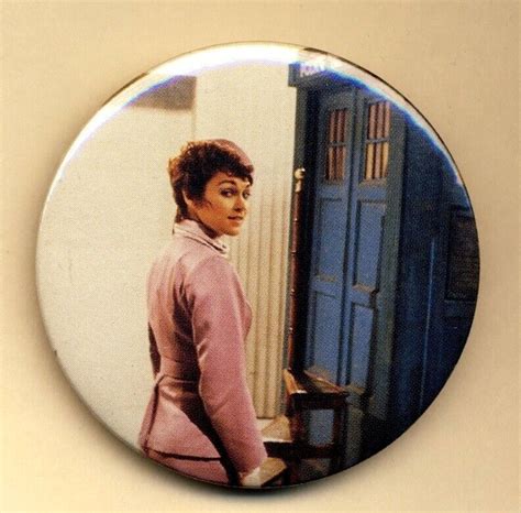 Doctor Who Tegan Jovanka Original Vintage 1983 Bbc Pinback Button Pin