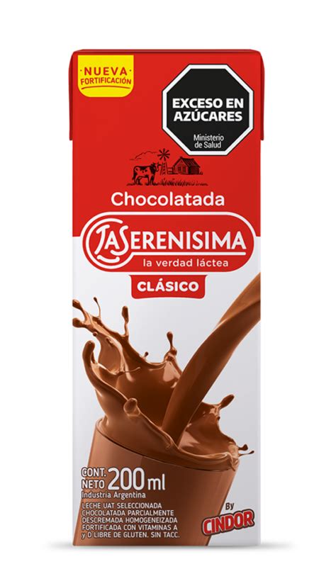 Leches Chocolatadas en Caja La Serenísima Clásico