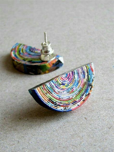 Pin By Latha Packirisamy On Accessories Paper Bead Jewelry Paper