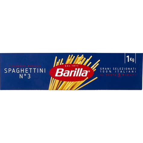 Spaghettini N 3 BARILLA 1000 G Coop Shop