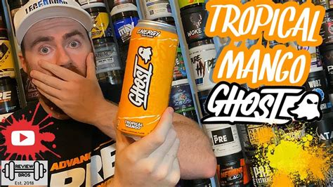 Tropical Mango Ghost Energy Drink Review Ghost Lifestyle Does It Bang 👻 🤯 Youtube