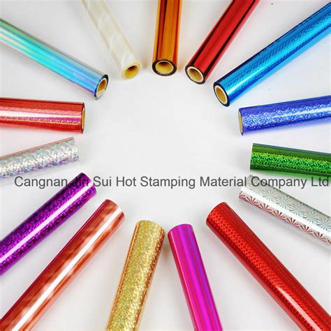 Varies Colored Hot Stamping Foil For Plastic Paper Leather Hot Stamping Foil And Transfer Foil