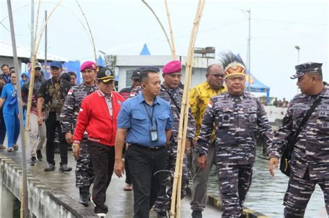 Danyonmarhanlan X Hadiri Peresmian Kampung Bahari Nusantara Tni Al Ta