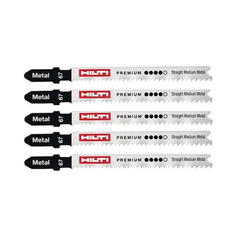 Hilti In Tpi Bimetal T Shank Premium Jig Saw Blade For Cutting