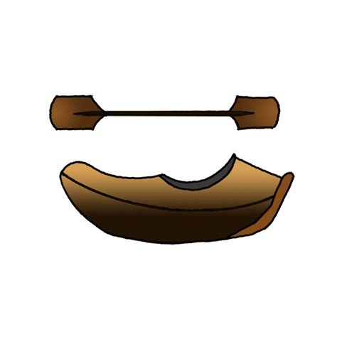 How to Draw a Canoe - Step by Step Easy Drawing Guides - Drawing Howtos