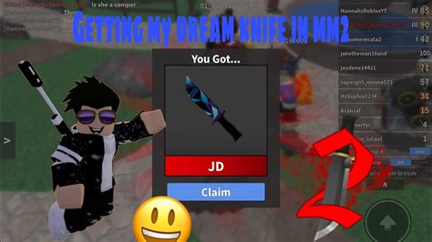 Trading For Jd Knife In Mm2 Youtube