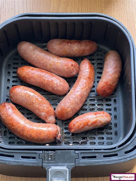 Frozen Sausages In Air Fryer Recipe This