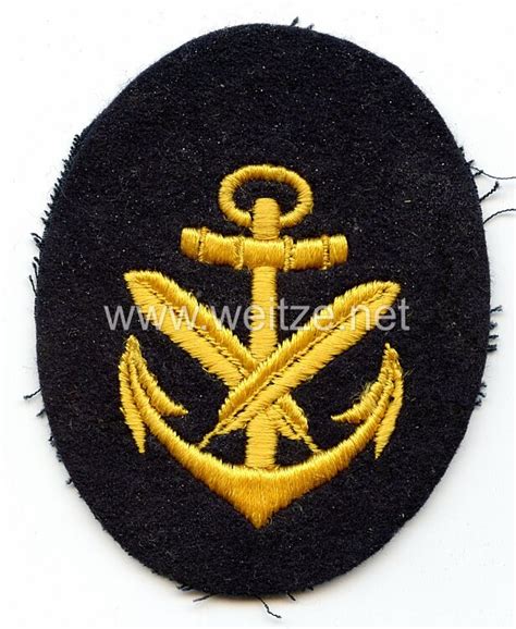 Kriegsmarine Rmelabzeichen Schreibermaat Insignia Of The