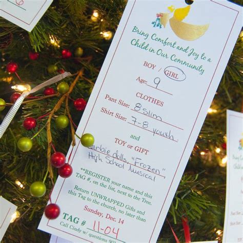 Creating An Angel Tree Presents For Kids Angel Tree Comfort And Joy