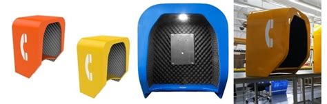 Heavy Duty Acoustic Telephone Hoods And Booths