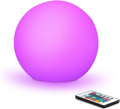 Mr Go Rechargeable Magic Color Led Globe Light Lamp Orb With Remote