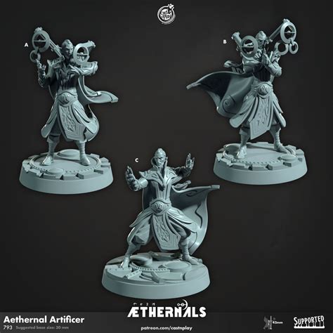 Aethernal Artificer Dnd Miniatures 32mm 8K Resin Quality Prints ...