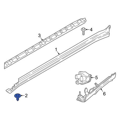 BMW OE 07149213164 - Bumper Trim Bolt