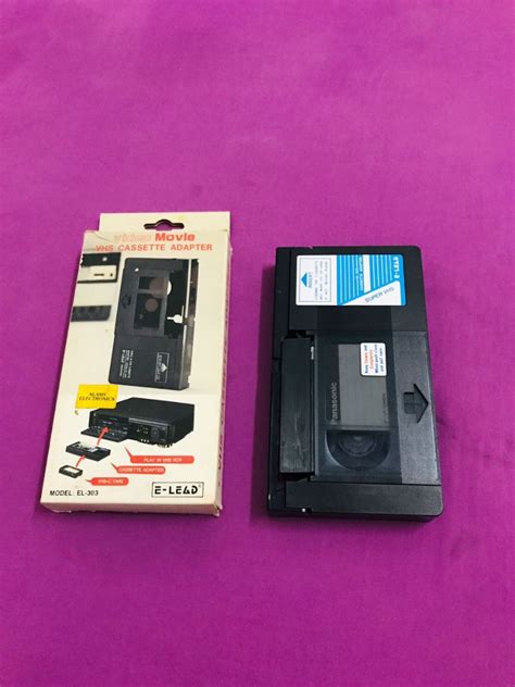 Vintage VHS-C Cassette Adapter - NOS, TV & Home Appliances, TV ...