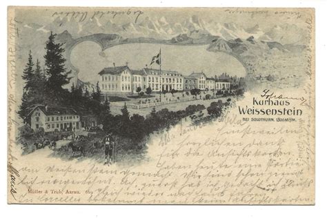 Kurhaus Weissenstein Oberdorf Solothurn Stabstempel 1901 Kaufen Auf