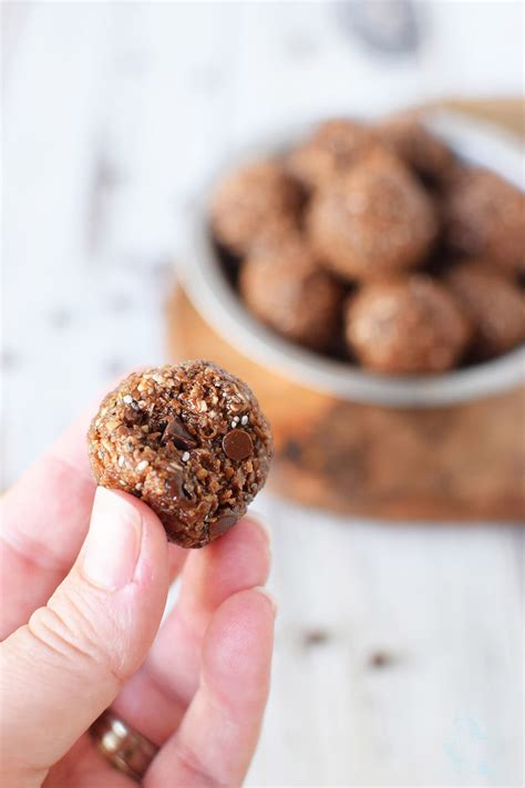 Double Chocolate Energy Balls No Bake Recipe Snack A Magical Mess