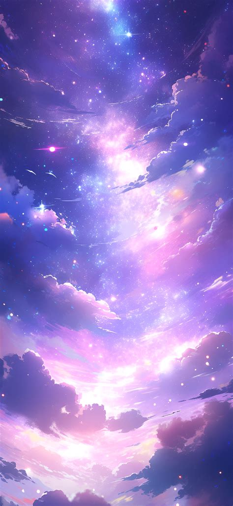 Space Stars & Clouds Purple Wallpapers - Purple Space Wallpapers