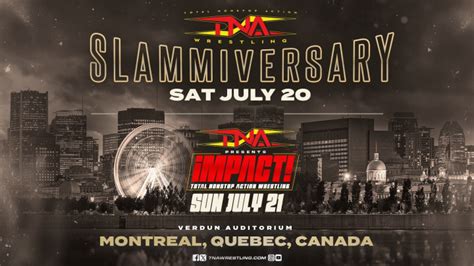 TNA Unveils Complete Schedule For Slammiversary Week In Canada