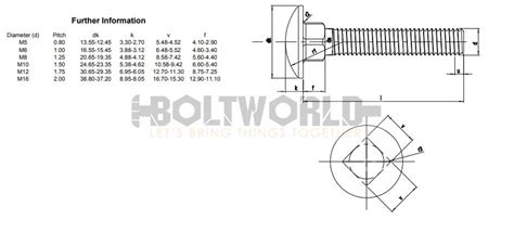 M X Mm Mild Steel Carriage Coach Cup Square Bolts With Hexagon