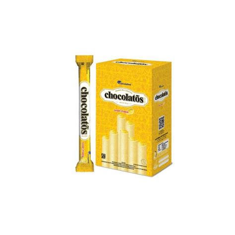 Jual Chocolatos Wafer Roll Original Keju Sweet Cheese Long Stick