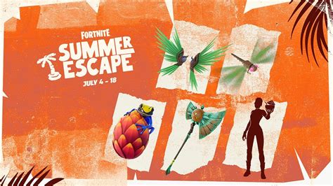 LIVE NEW SUMMER ESCAPE REWARDS IN FORTNITE YouTube