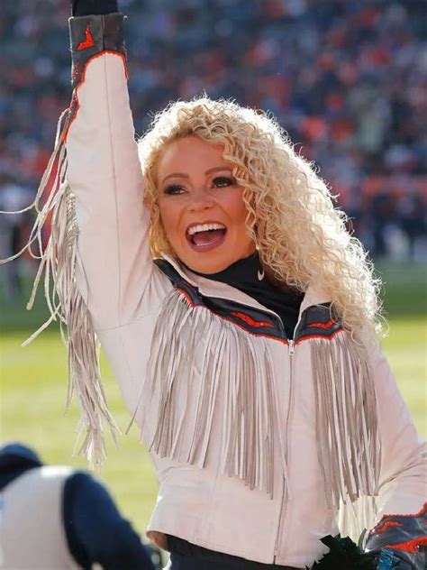 Denver Broncos Cheerleaders Fringe Jacket | UpTo 40% Off