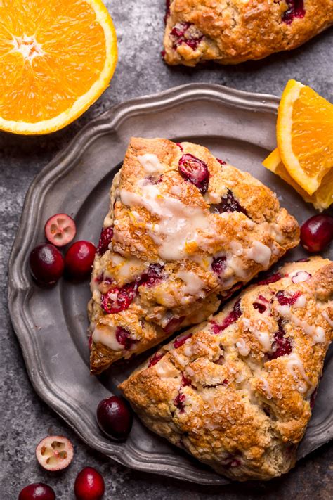 Cranberry Orange Scones Bakery Style Baker By Nature