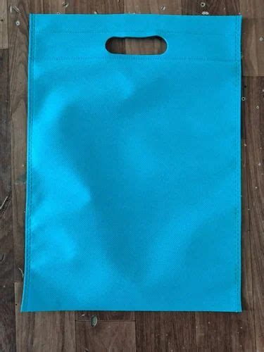 Sky Blue Plain D Cut Non Woven Bag At Rs 150 Kg Rajkot Id