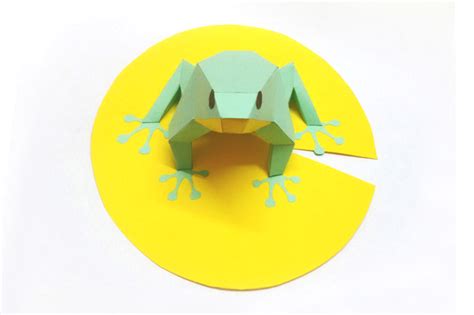 DIY Frog - 3d papercraft