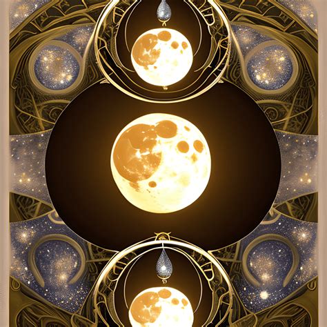 Beautiful Steampunk Moon Graphic · Creative Fabrica