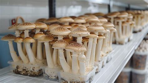 Premium Photo Sustainable Mushroom Cultivation Using Wallpaper