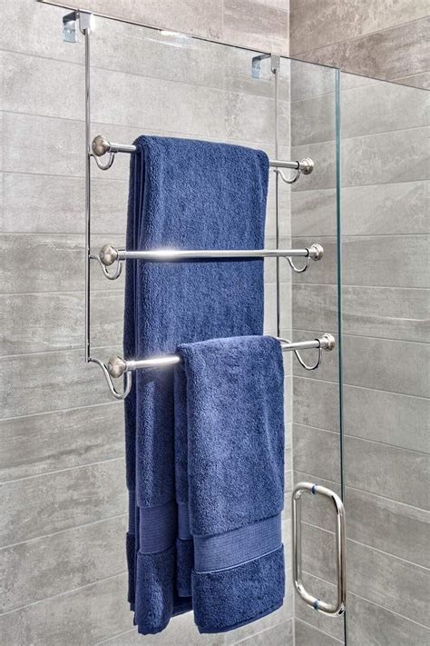 Over Shower Door Towel Rack - Foter