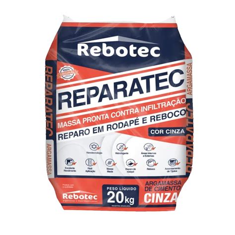 Impermeabilizante Para Massa - Massa Impermeabilizante Reparatec 20 kg Rebotec Original | Shopee Brasil