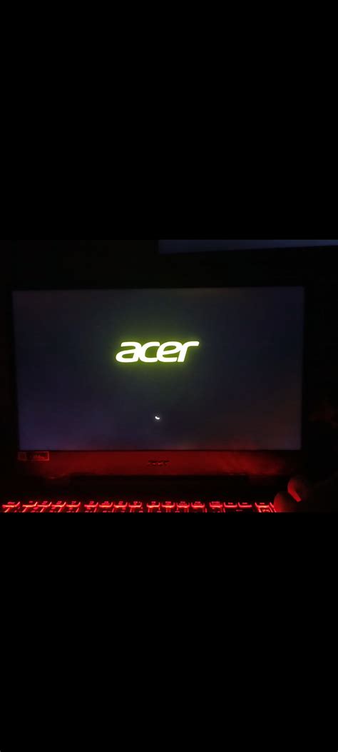 E Normal Na Tela Do Acer Nitro Em Tela Escura Aparecer Tipo Umas