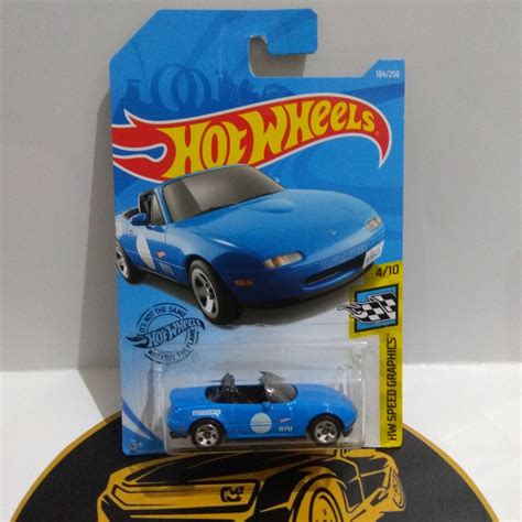 Jual Hot Wheels Mazda Mx Miata Biru Shopee Indonesia