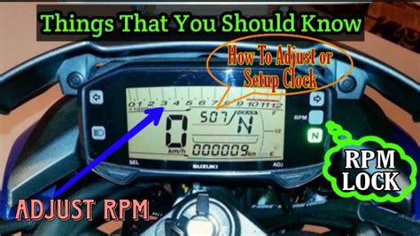 Suzuki Gixxer Gixxer SF Bike Meter Setting Bangla RPM Setup Clock