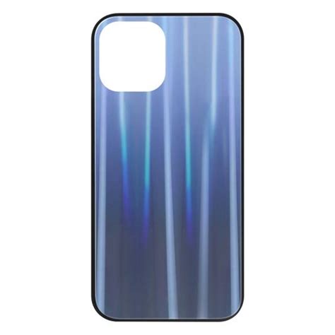 Funda Iphone 12 12 Pro Holográfica Brillante Delgada Ligera Azul Oscuro Con Ofertas En