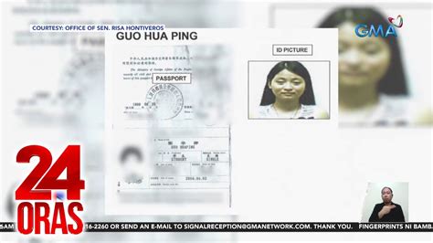 Fingerprints Nina Mayor Alice Guo At Chinese Na Si Guo Hua Ping Nag